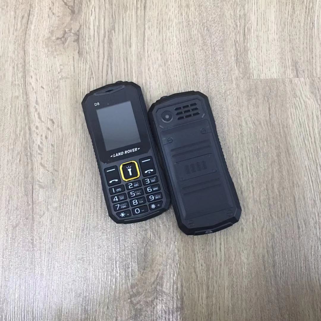 (BLACK)LAND ROVER D8 DUAL-SIM BASIC PHONE IMPORT REFURBISHED
